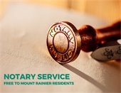 Notary Service to Mount Rainier Residents