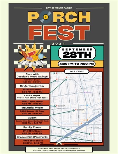 Porchfest Flyer