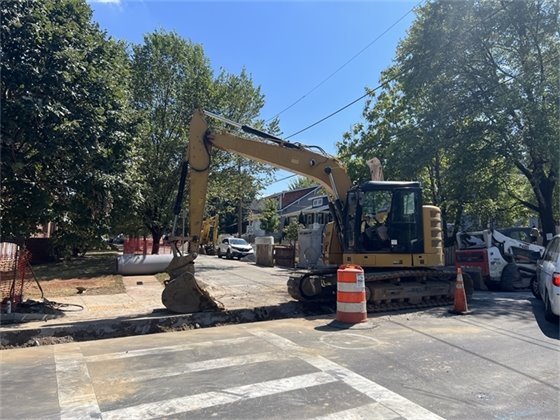 Construction Ongoing for the Newton Street Improvement Project