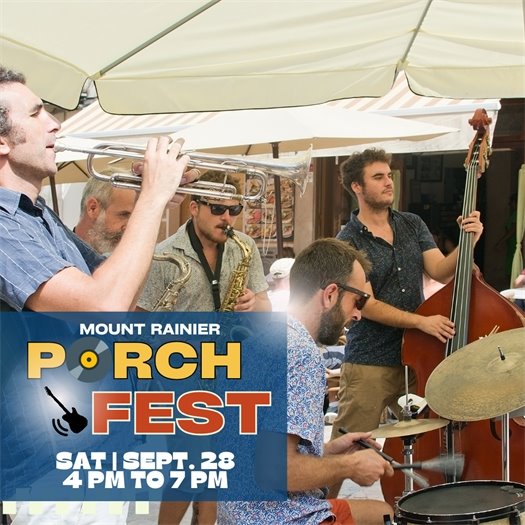 Mount Rainier PorchFest Flyer