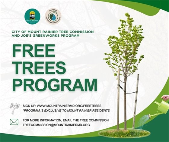 Mount Rainier Tree Commission Free Trees Program