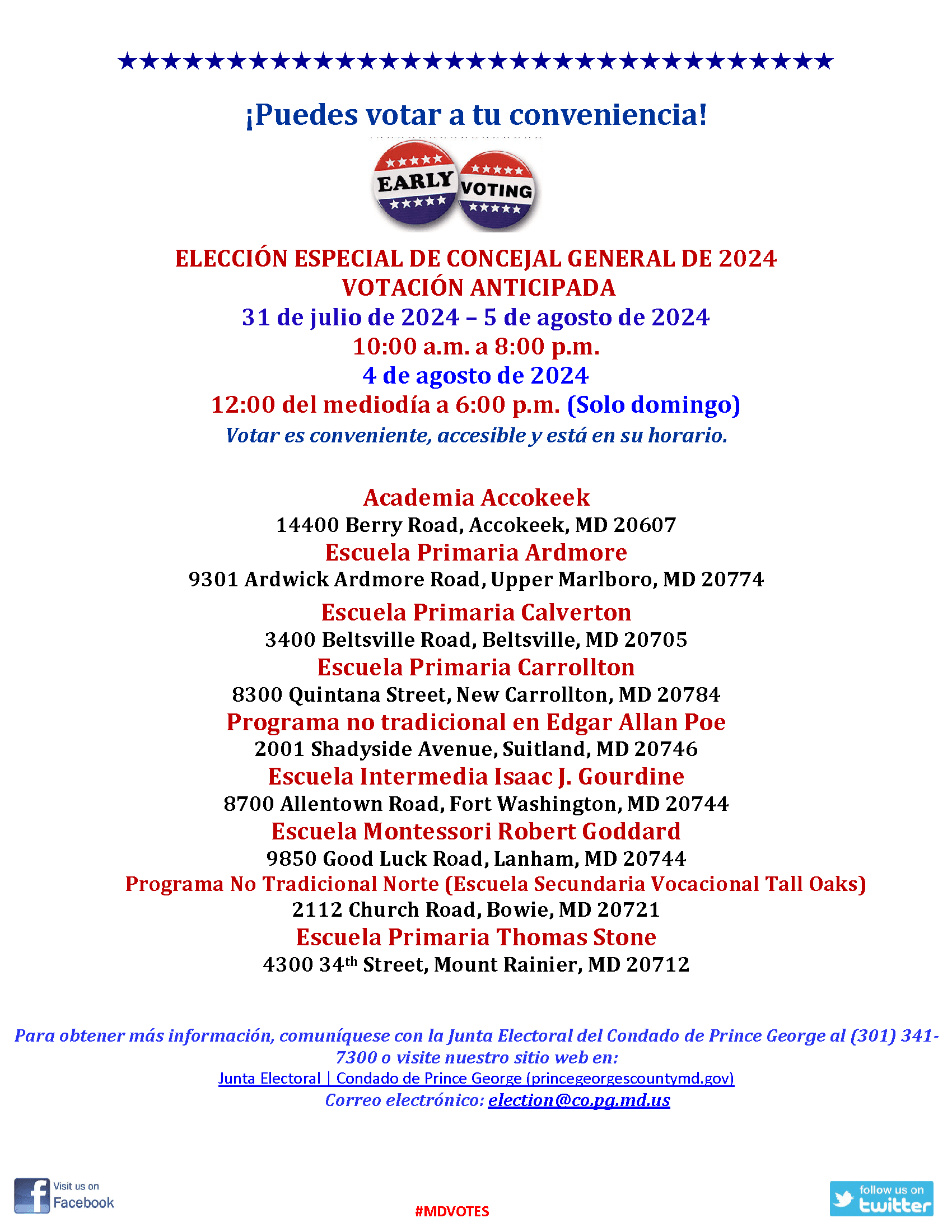 SPN Special Election EV Locations - Spanish